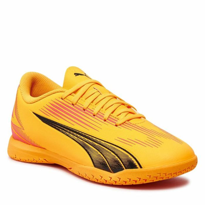 Zapatillas de Fútbol Sala para Niños Puma Ultra Play IT Naranja Infantil Unisex 2