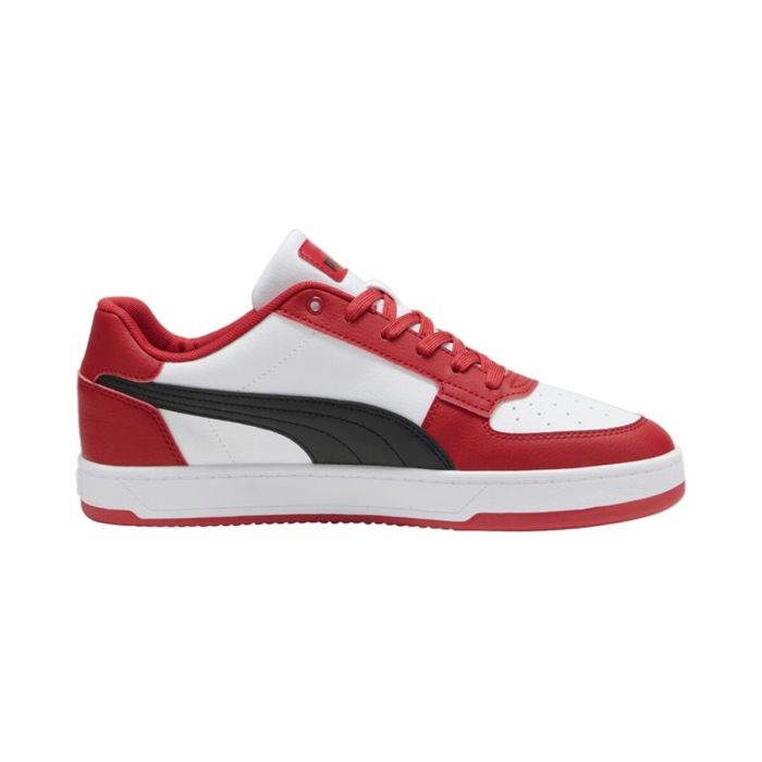 Zapatillas Casual Hombre Puma Caven 2.0 Club Blanco Rojo 3