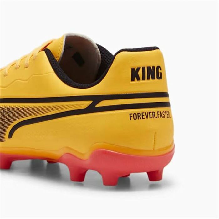 Botas de Fútbol para Niños Puma King Matc FG/AG Amarillo Naranja 1