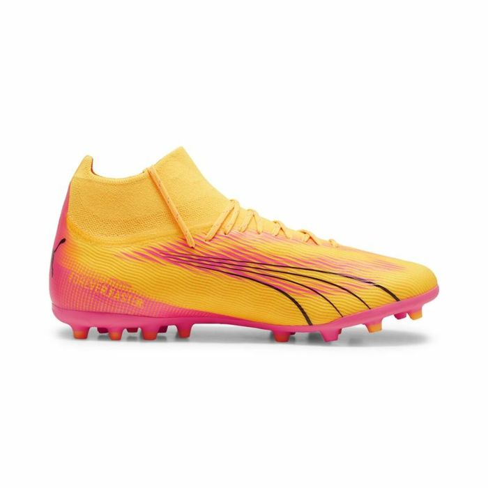 Botas de Fútbol Multitaco para Adultos Puma Ultra Pro MG Sun Stream Naranja 4