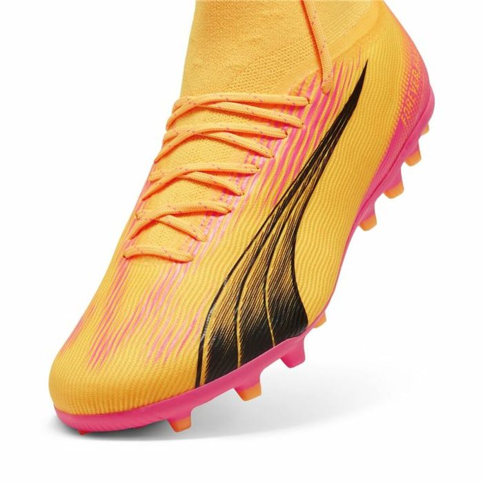 Botas de Fútbol Multitaco para Adultos Puma Ultra Pro MG Sun Stream Naranja 2