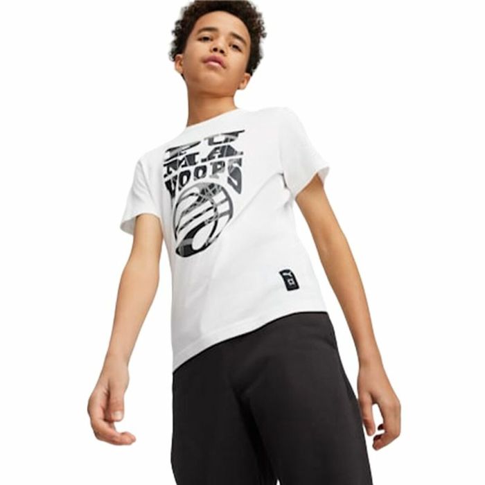 Camiseta de Manga Corta Infantil Puma Basketball Blueprint 2