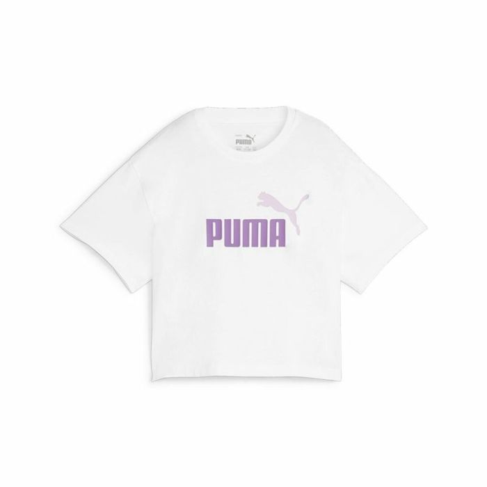 Camiseta de Manga Corta Infantil Puma Cropped