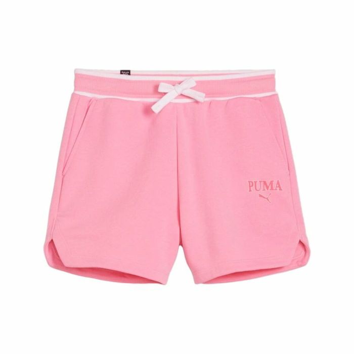 Pantalones Cortos Infantiles Puma Squad G Rosa 2