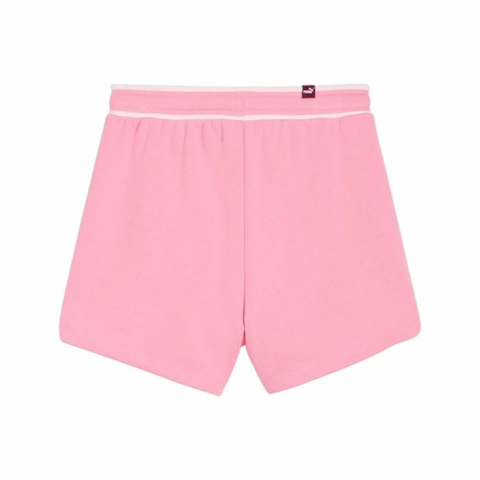 Pantalones Cortos Infantiles Puma Squad G Rosa 1