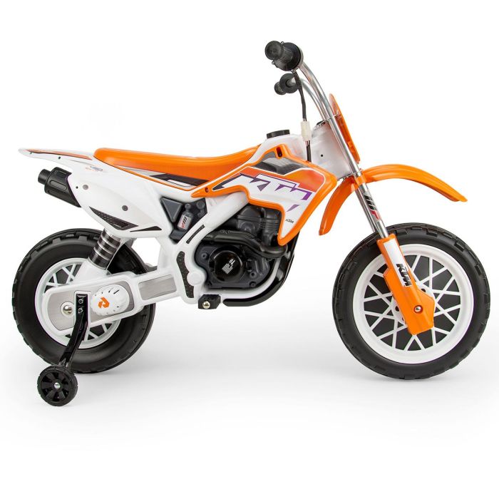 Moto Eléctrica para Niños Injusa Cross KTM SX Naranja 12 V 1