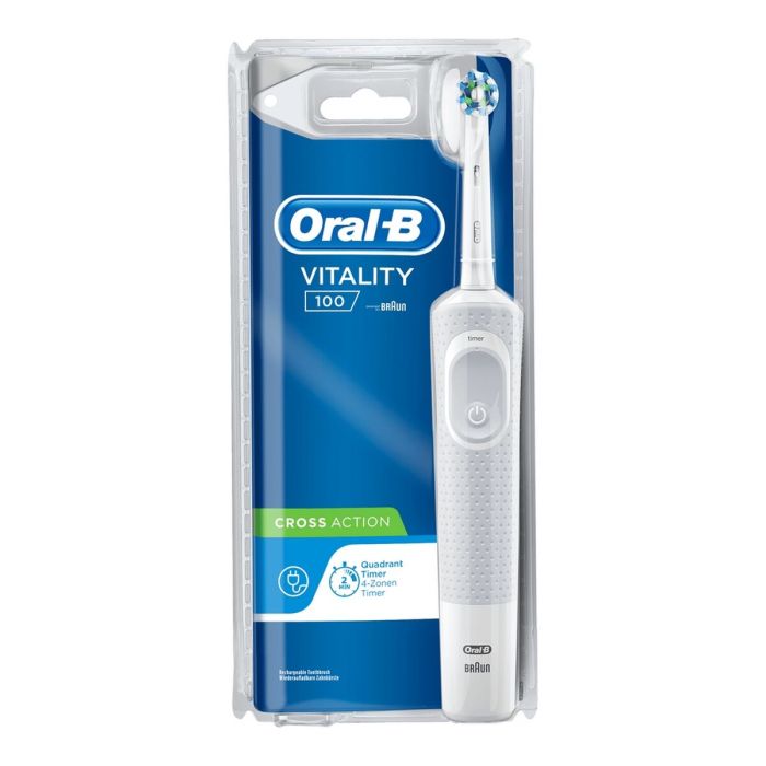 Cepillo de Dientes Eléctrico Oral-B Vitality D-100 Trizone Blanco 7