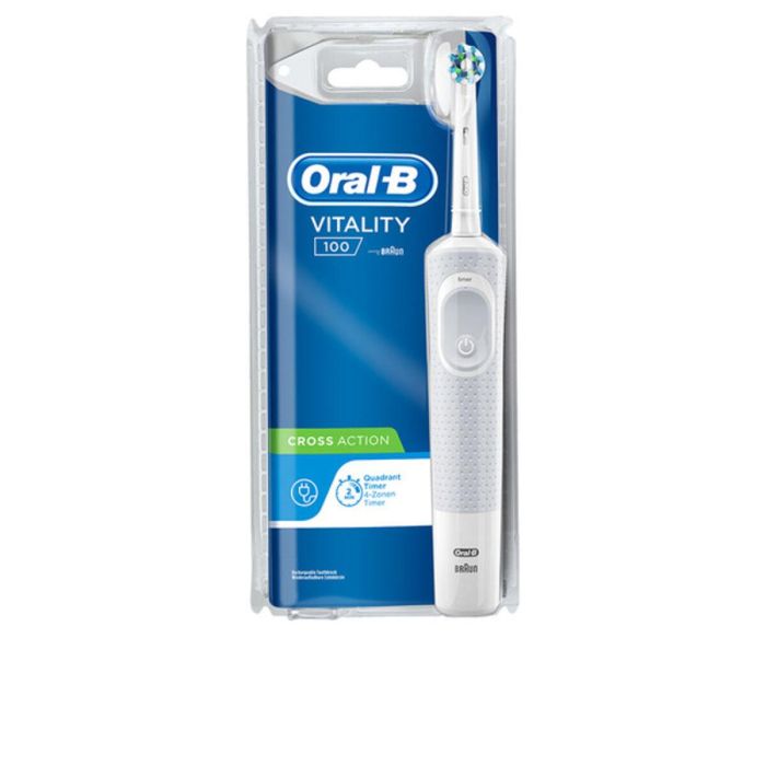 Oral-B Vitality Cross Action Blanco Cepillo Eléctrico