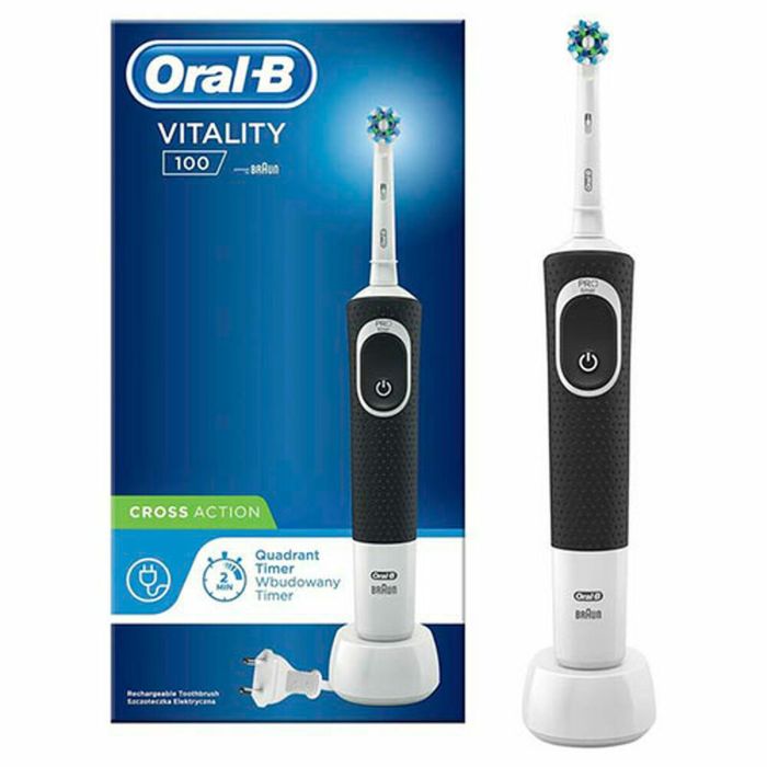 Cepillo Dental Braun Oral-B Vitality 100 Crossaction/ Negro Cepillo Dental Braun Oral-B Vitality 100 Crossaction/ Negro