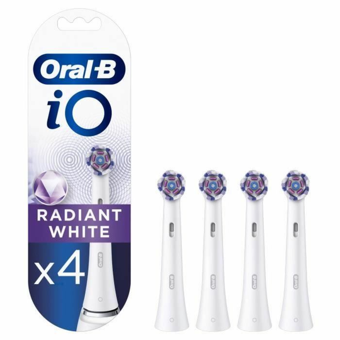 Cabezal de Recambio Oral-B iO Blanco Negro 4 Unidades 5