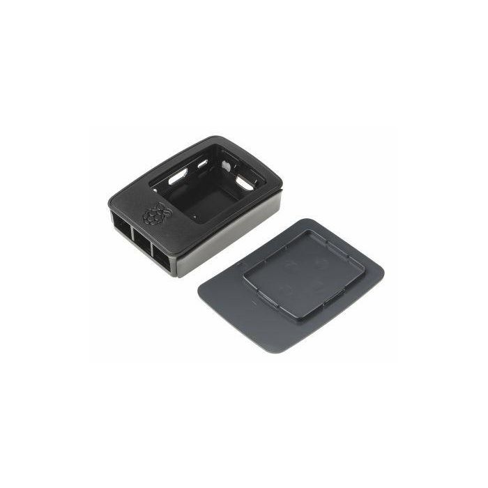 Raspberry Pi Caja Oficial para Raspberry Pi 3, Negro/Gris, Plástico, CE - 9098138 2 Raspberry Pi Caja Oficial para Raspberry Pi 3, Negro/Gris, Plástico, CE - 9098138 2