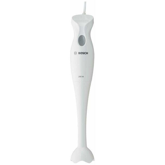 Bosch MSM6B100 Batidora de Inmersión 280 W, Eje Desmontable, Puño Ergonómico, Protección Antisalpicaduras, Blanco