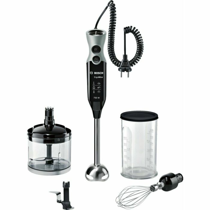 Batidora de Mano BOSCH MSM67170 Negro Plateado 750 W 11 Batidora de Mano BOSCH MSM67170 Negro Plateado 750 W 11