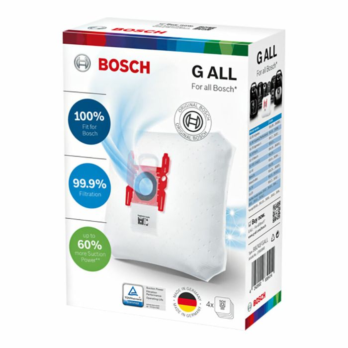 Bolsa de Recambio para Aspiradora BOSCH BBZ41FGALL (4 Unidades) 9