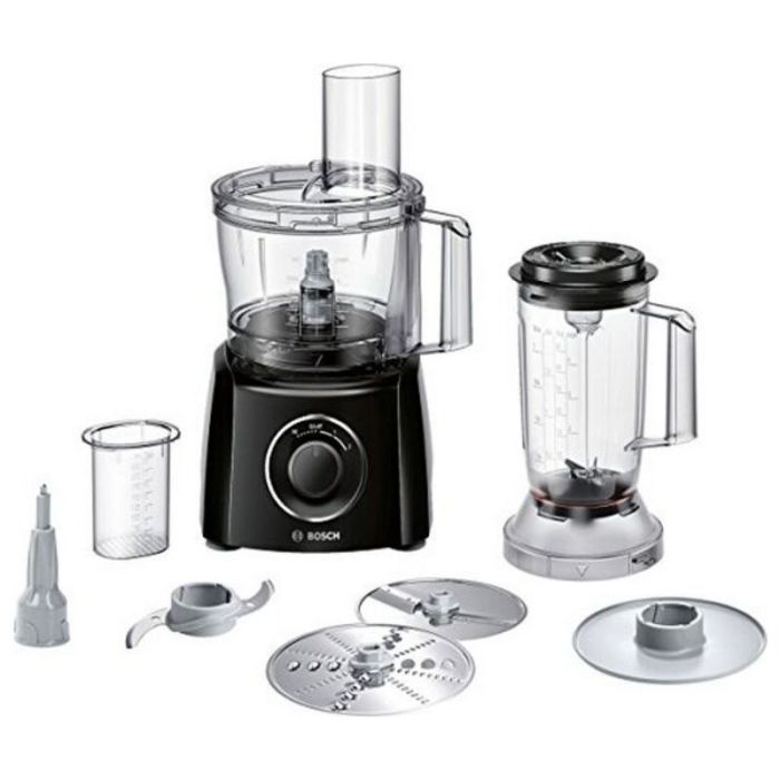 Bosch MCM3201B Procesador de Alimentos Multitalent3, 800W, 30 Funciones, Jarra MultiLevel6, 2.3L, Compacto, Apto Lavavajillas