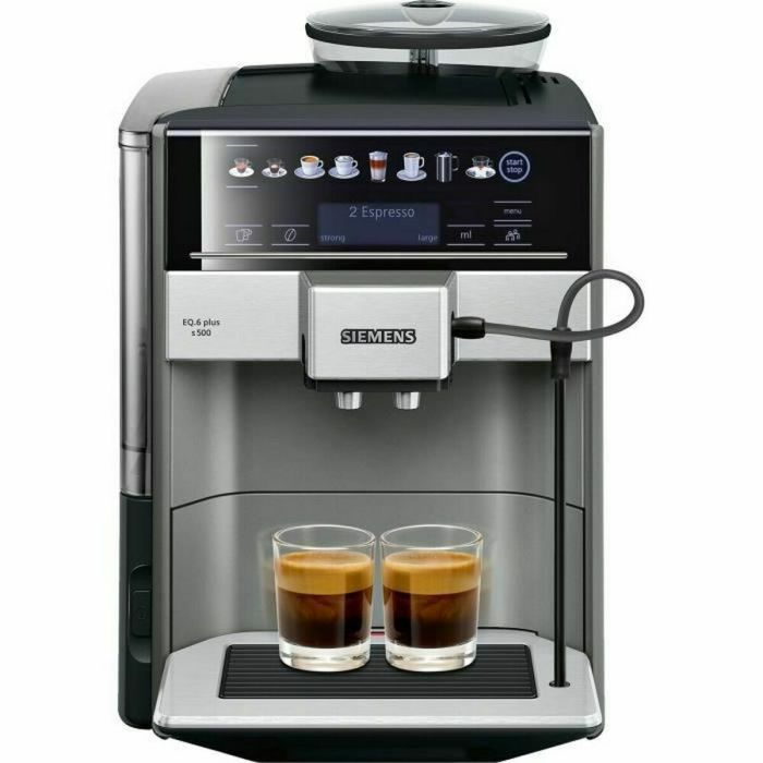 SIEMENS TE655203RW Cafetera espresso totalmente automática EQ6 plus S500 - Antracita