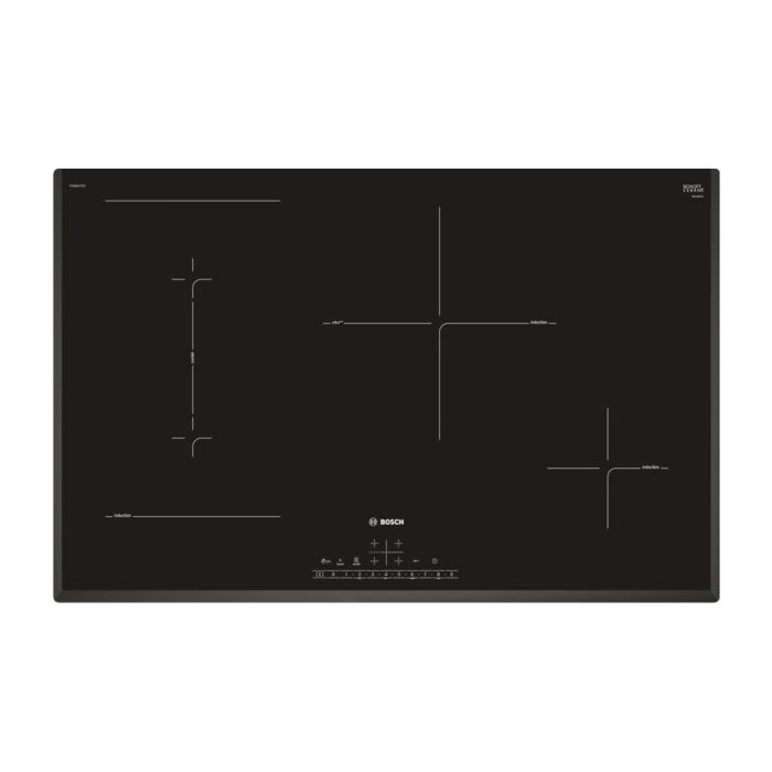 Bosch PVQ651FC5E Placa Inducción 60 cm color Negro con 4 Zonas de Inducción, Serie 6
