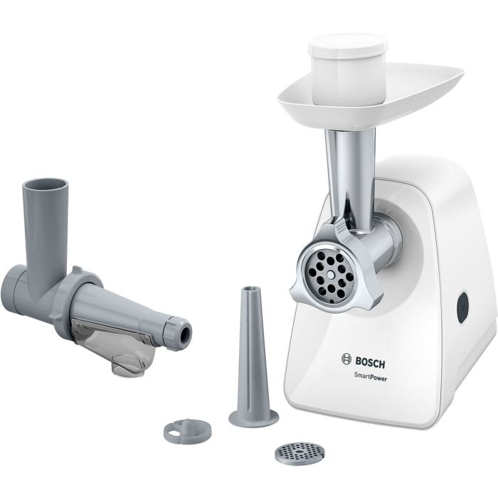 Bosch MFW3910W Picadora de carne 350 W (1500 W máx) - 1.7 kg/min - Discos 8mm - Blanco