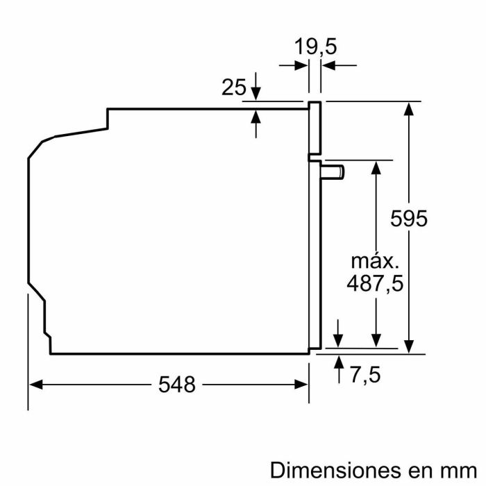 Horno Multifunción BOSCH 237834 71 L A 3 Horno Multifunción BOSCH 237834 71 L A 3