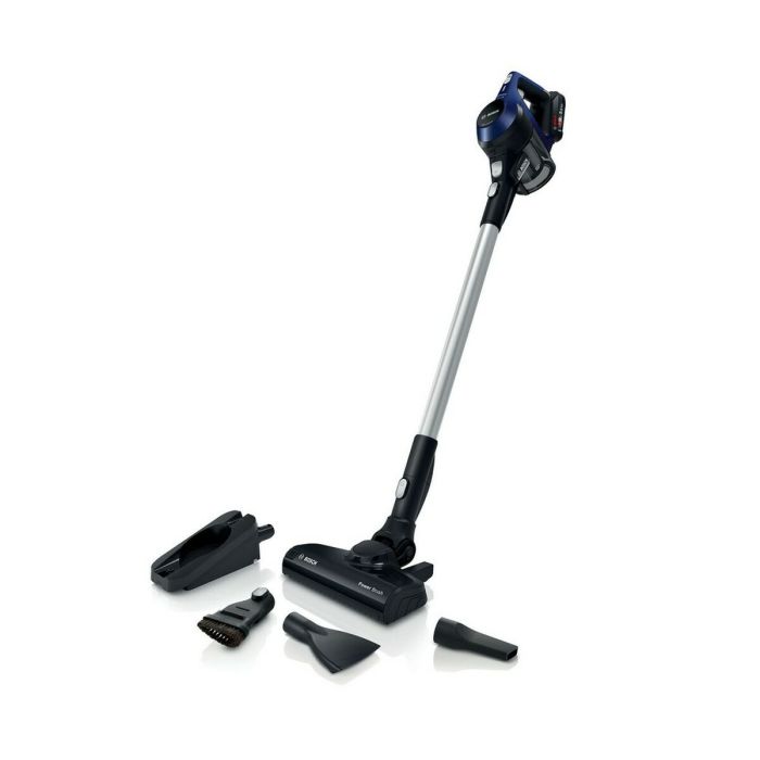 BOSCH BBS611MAT - Aspirador de varilla multifunción inalámbrico - Serie Unlimited I 6 - Aspirador de mano integrado - 2 velocidades - Azul