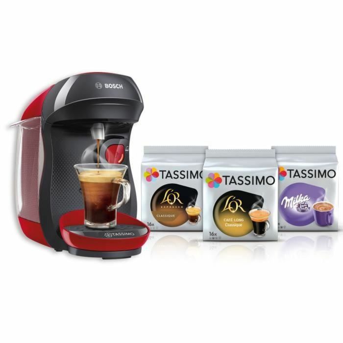 Cafetera de Cápsulas BOSCH TASSIMO HAPPY 1400 W 2 Cafetera de Cápsulas BOSCH TASSIMO HAPPY 1400 W 2