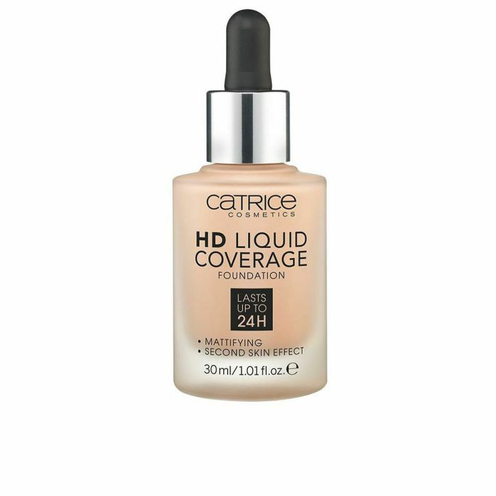 Base de Maquillaje Fluida Catrice HD Liquid Coverage Nº 020-rose beige (30 ml)