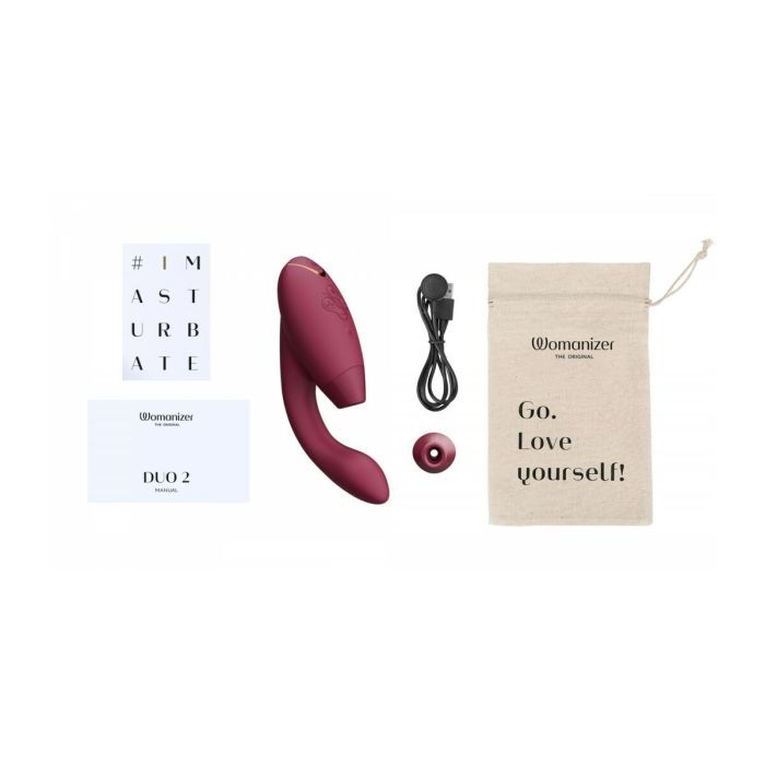 Vibrador Womanizer WOM171-BORDEAUX Burdeos 6