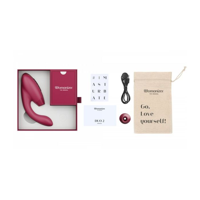 Vibrador Womanizer WOM171-BORDEAUX Burdeos 5