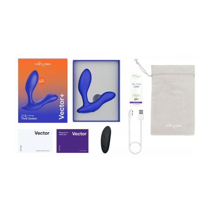 Vibrador Anal Negro We-Vibe Azul 8