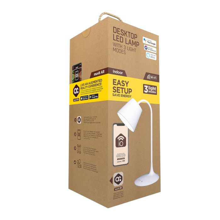 Lámpara de mesa Muvit MIOLAMP004 6 W (1 unidad) 2 Lámpara de mesa Muvit MIOLAMP004 6 W (1 unidad) 2
