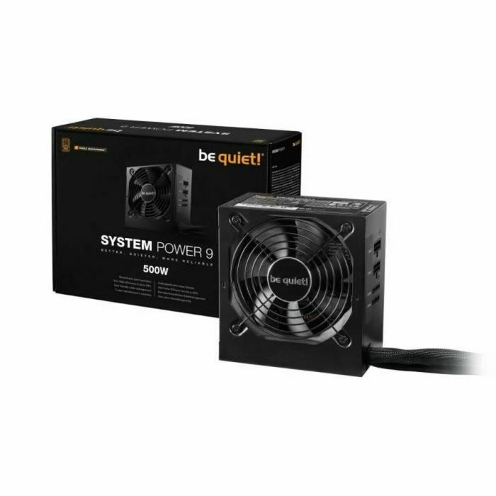 Be Quiet! Fuente de Alimentación System Power 9 CM 500W Kabelmanagement