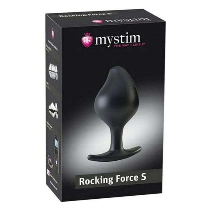 Plug Anal Rocking Force Mystim 5 Negro (9,5 cm) 1