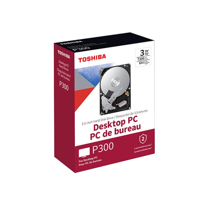 Disco Duro Toshiba 3,5" 256 GB SSD 2 TB HDD 2