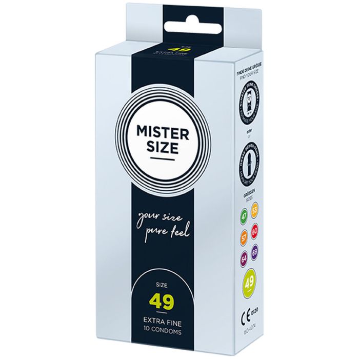 Preservativos Mister Size Extrafinos (49 mm) 2