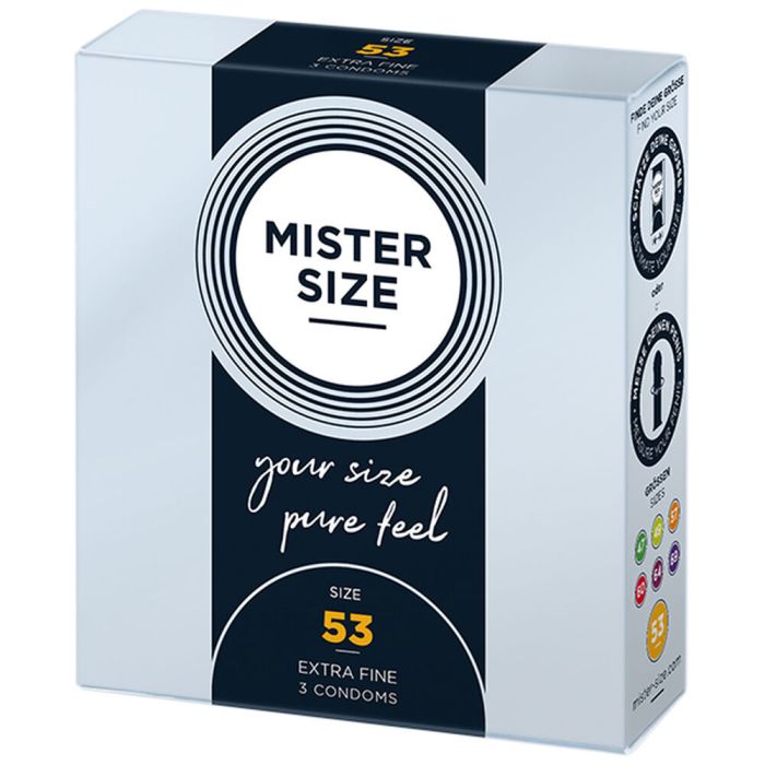 Preservativos Mister Size Extrafinos (53 mm) 1