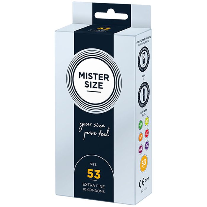 Preservativos Mister Size Extrafinos (53 mm) 2