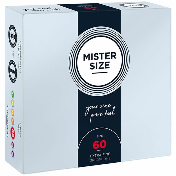 Preservativos Mister Size Pure Feel Extra Thin Ø 6 cm