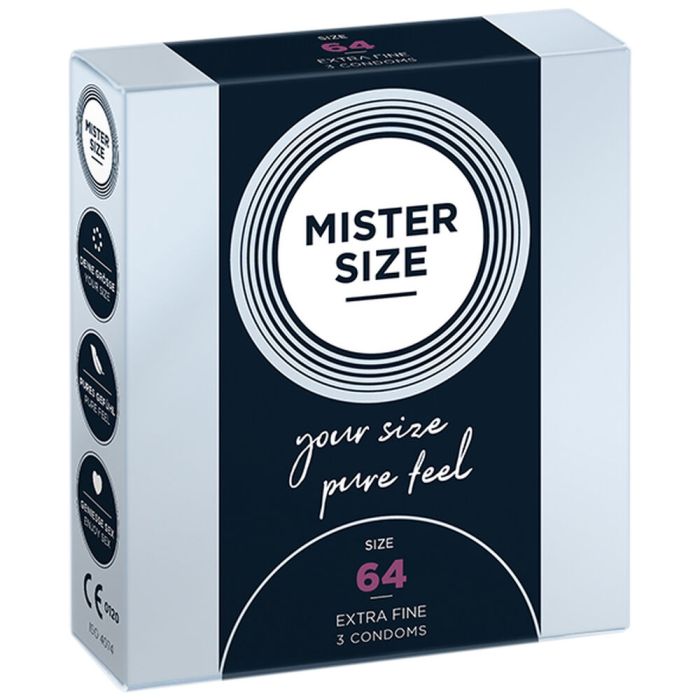 Preservativos Mister Size Pure Feel Extra Thin Extrafinos