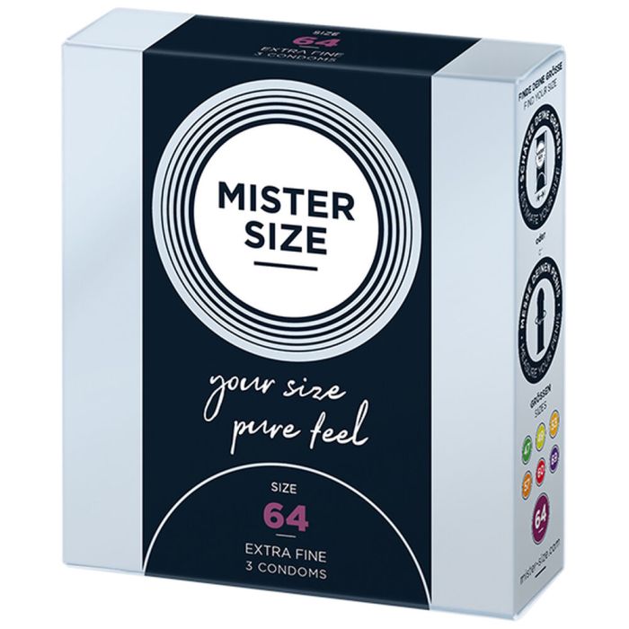 Preservativos Mister Size Extrafinos (64 mm) 2