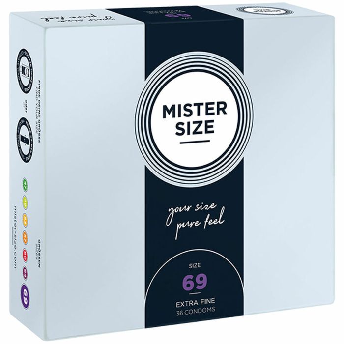 Preservativos Mister Size Pure Feel Extra Thin Ø 6,9 cm