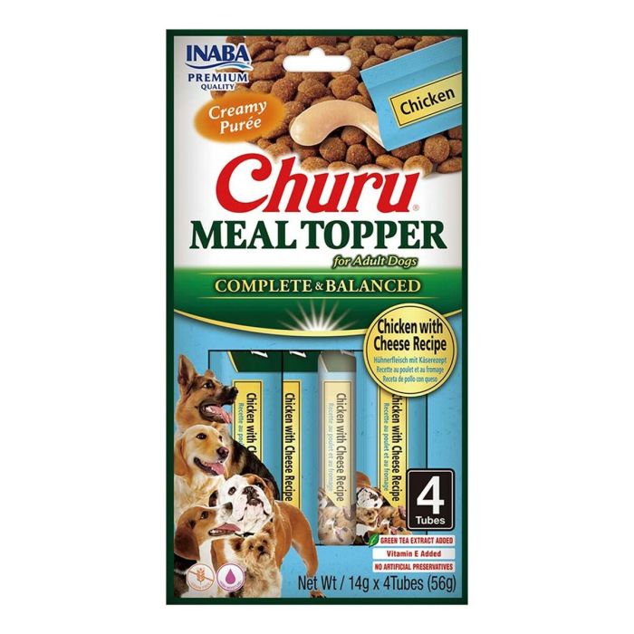 Snack para Perros Inaba Churu Meal Topper Chicken with cheese Pollo 4 Snack para Perros Inaba Churu Meal Topper Chicken with cheese Pollo 4