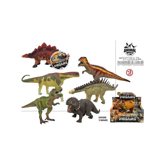 Colorbaby Dinosaurios World Surtidos Expositor De 6 Unidades +3 Años