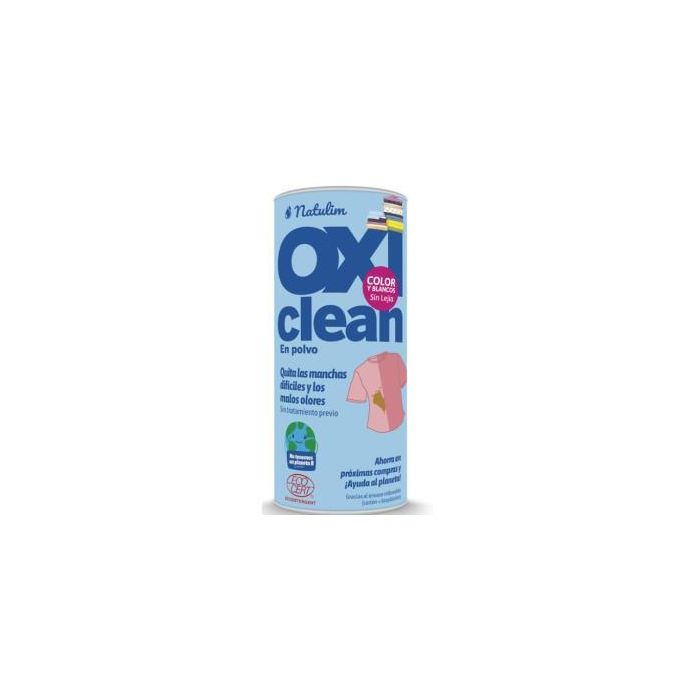 NATULIM Oxi Clean Quitamanchas para Ropa Potencia Color Elimina Malos Olores y Manchas Difíciles Certificado Ecocert 500g