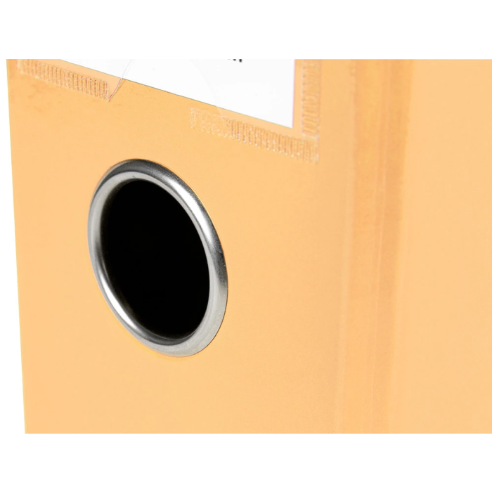 Liderpapel Archivador de Palanca A4 Color System Forrado Melocotón Lomo 80 mm con Compresor Metálico 6