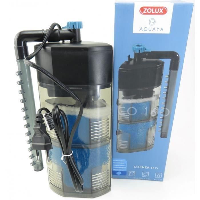Filtro interior - ZOLUX - Corner 160 - 12 W - Caudal regulable - Para acuarios de 120 a 160 L 3 Filtro interior - ZOLUX - Corner 160 - 12 W - Caudal regulable - Para acuarios de 120 a 160 L 3