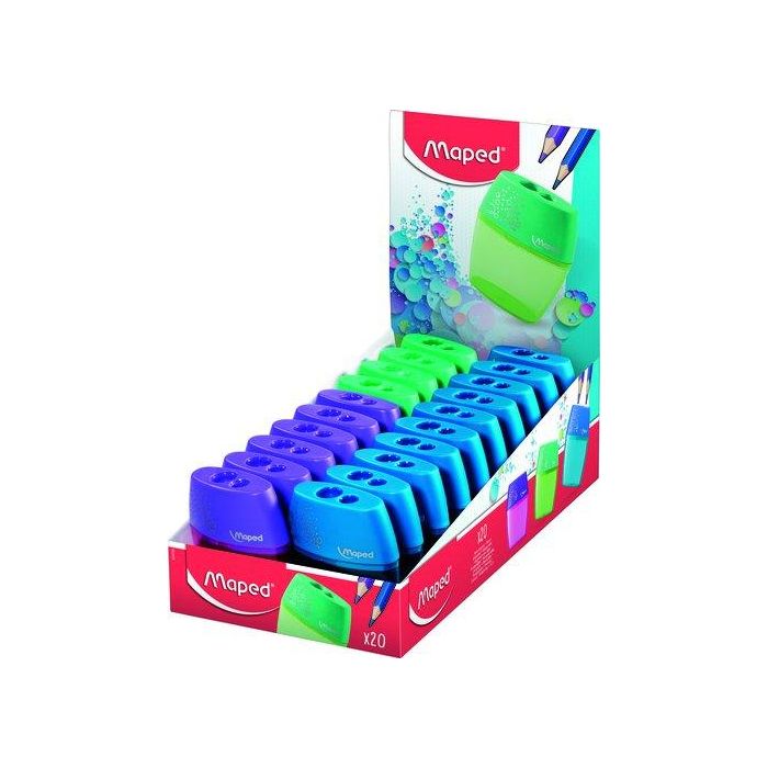 Afilalapiz Maped 2 Usos Shaker Con Deposito Exp.20