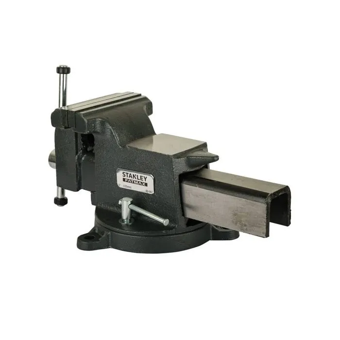 Stanley Prensa de Banco de Alta Resistencia 125 mm para Banco de Trabajo, Hierro Fundido Duradero 1