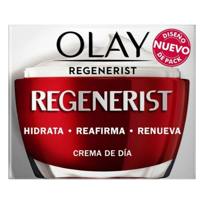 Olay REGENERIST 3 AREAS Crema Anti-Edad Intensiva 50 ml - Tratamiento Facial Hidratante, Reafirmante y Anti-Arrugas para Rostro, Cuello y Ojos