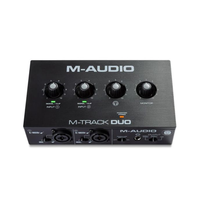 MAUDIO M-Track Duo Interfaz de Audio USB 2 Canales con Entradas Combo XLR/Jack e Instrumento 1