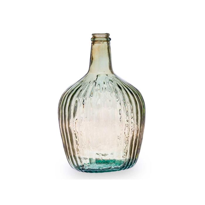 Botella Decorativa Vidrio Rayada 4L Champan Giftdecor 17X29CM (4 Unidades) 2 Botella Decorativa Vidrio Rayada 4L Champan Giftdecor 17X29CM (4 Unidades) 2
